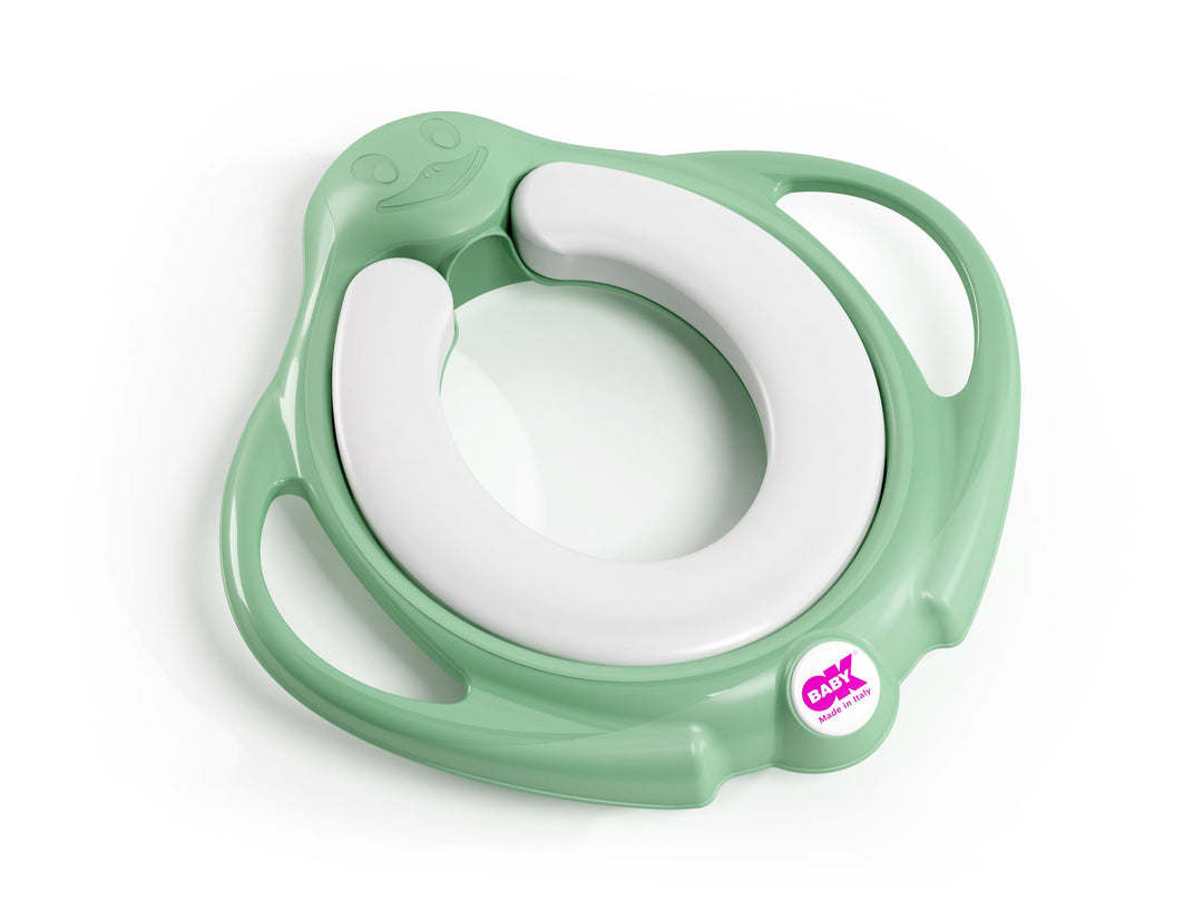 Okbaby weicher Toilettensitzverkleinerer mit weicher gepolsterter Sitzfläche. grün, Grün