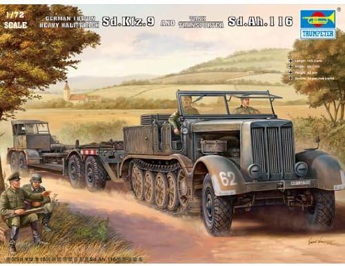 Trumpeter 9580208072753 7275 Modellbausatz Sd.Kfz.9(18t)Half-Track