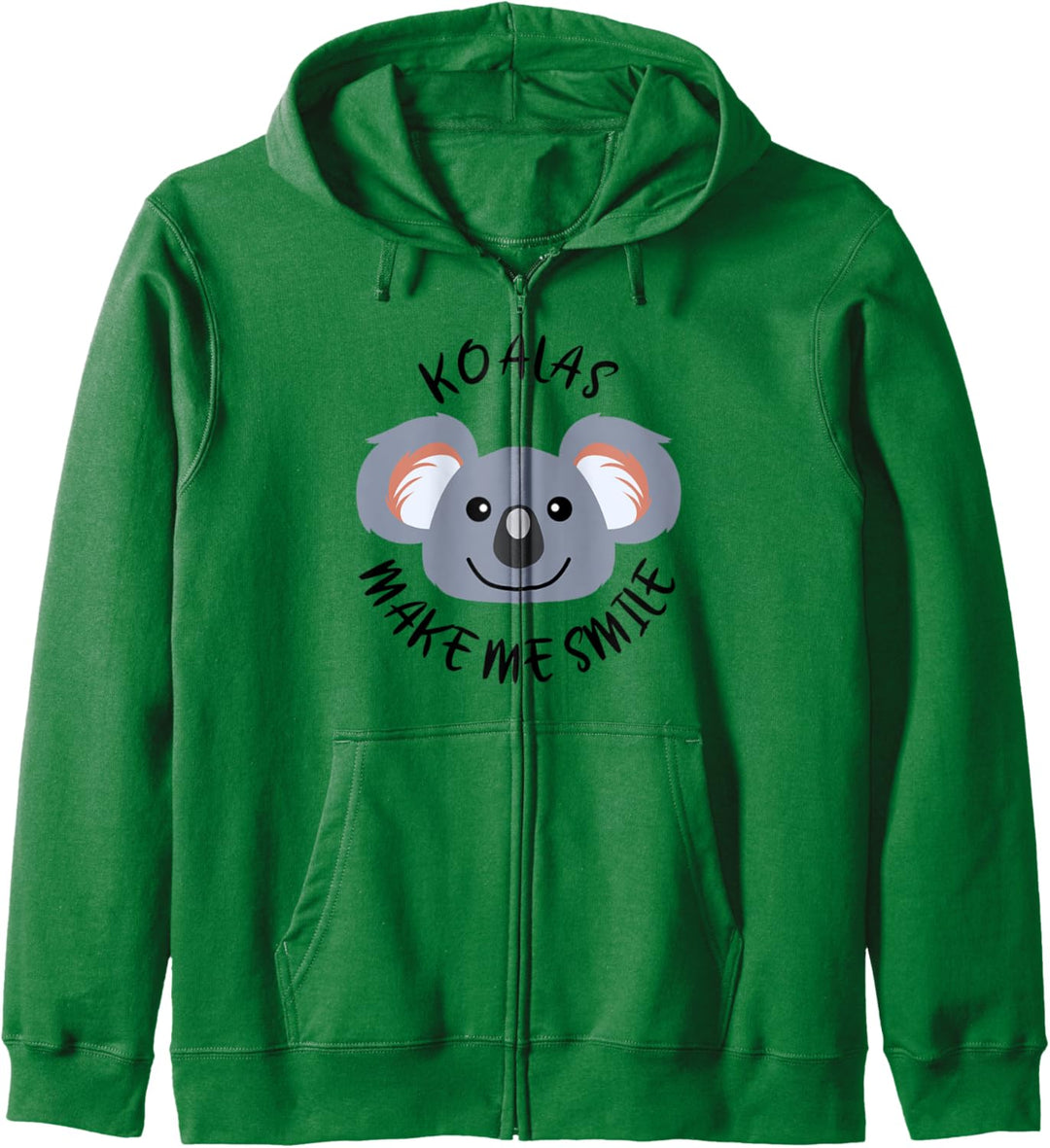 Koalas bringen mich zum Lächeln Niedlicher Koala Ironischer Kapuzenjacke