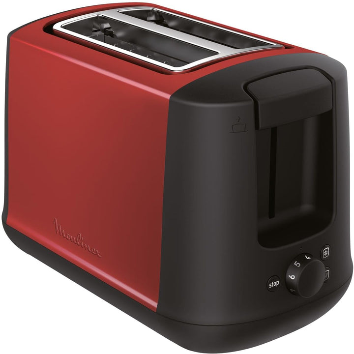 Moulinex lt340d11 2rebanada (S) 850 W rot, Edelstahl (Toaster – 2 Scheibe (S), Rot, Edelstahl, Rotat