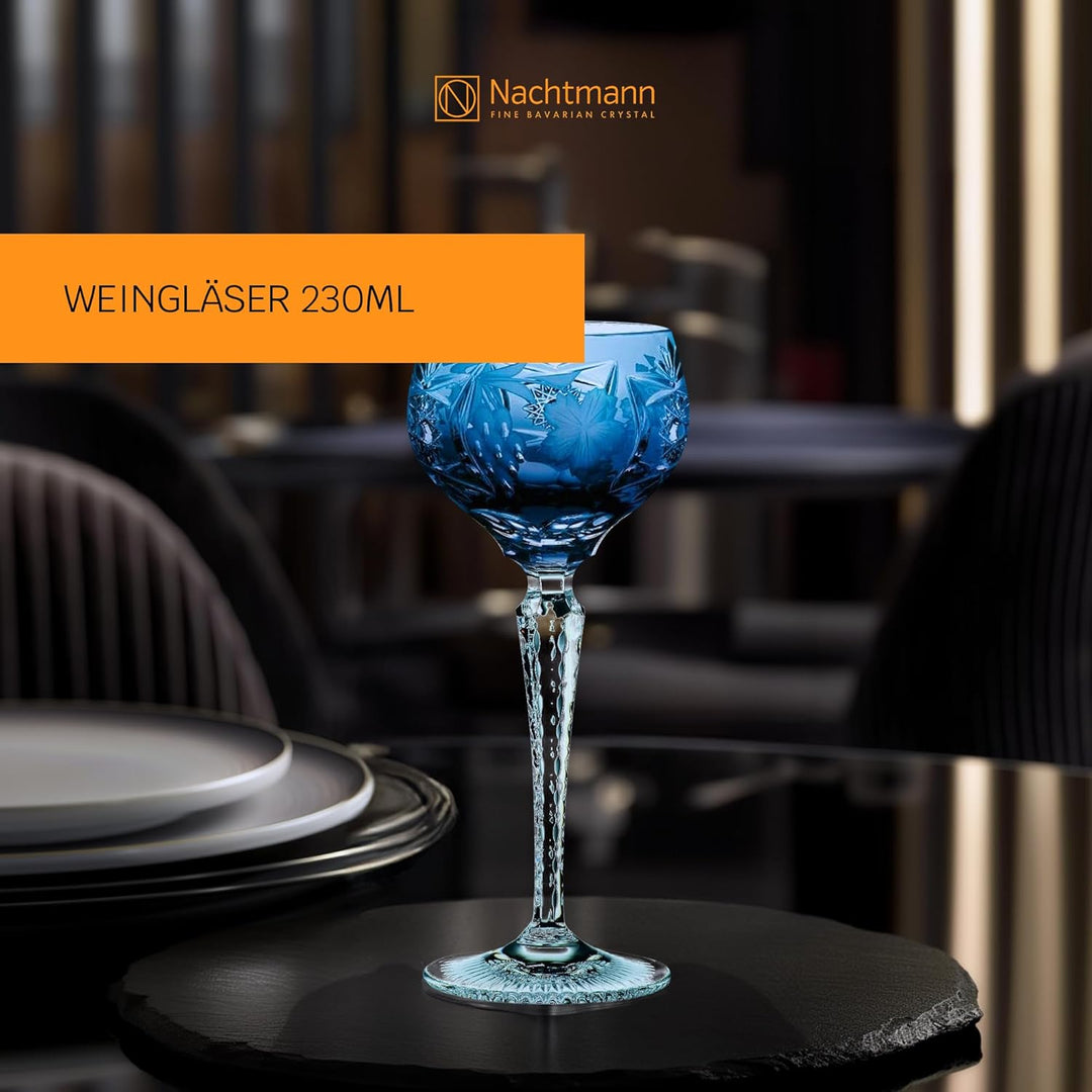 Spiegelau & Nachtmann Weinglas, Glas, Blau, 1 Stück (1er Pack), 6, Blau