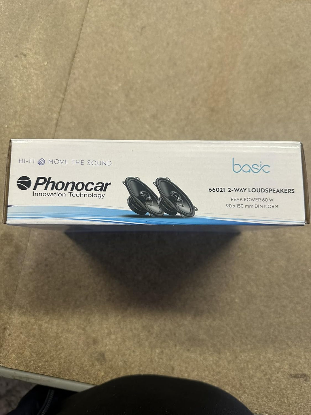 KIT Set FÜR PHONOCAR Basic 66021 2-Wege-Koaxiallautsprecher, 4" x 6" 9,00 x 15,00 cm 90 x 150 mm, 30