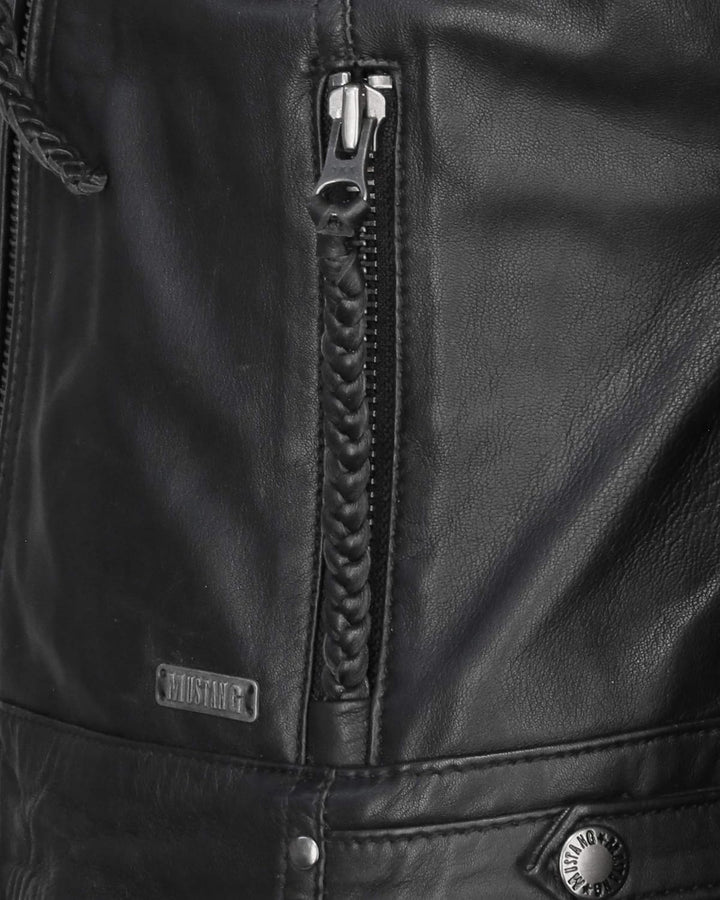 MUSTANG Damen Lederjacke Akara M Schwarz, M Schwarz