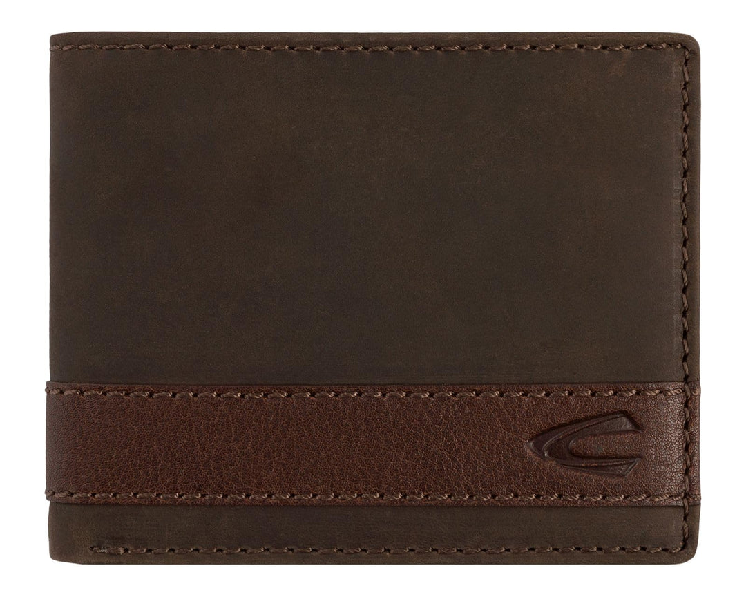 camel active bags Taipeh Herren Geldbörse RFID Mittelgross Querformat Leder Braun 11 x 2 x 8,5 Brown