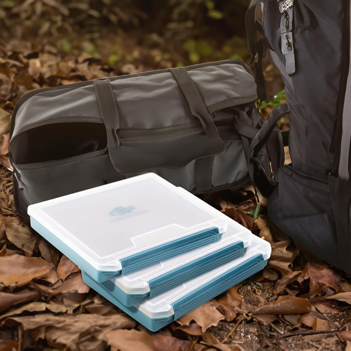 SF 3600 Grösse Slit Foam Case Jigköpfe Haken Spinner Löffel Aufbewahrungstablett für Angelgeräte 2 P