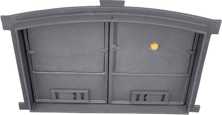 Sellon24® Ofentür aus Gusseisen Backofentür Steinofentür Pizzaofen 600x430