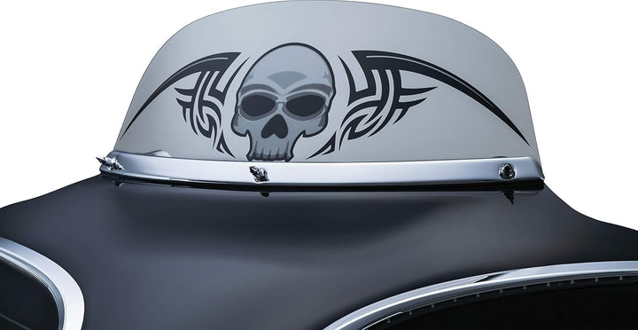 Kuryakyn 1310 Motorradzubehör: Glatte Windschutzscheiben-Verkleidung für Harley-Davidson Motorräder,