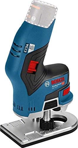 Bosch Professional 12V System Akku Kantenfräse GKF 12V-8 (ohne Akkus und Ladegerät, inkl. Spannzange