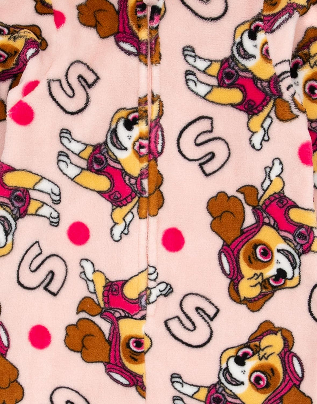 PAW PATROL Girls Onesie Kinder rosa Skye Rettung Welpe alle in einem PJs, 3-4 Jahre