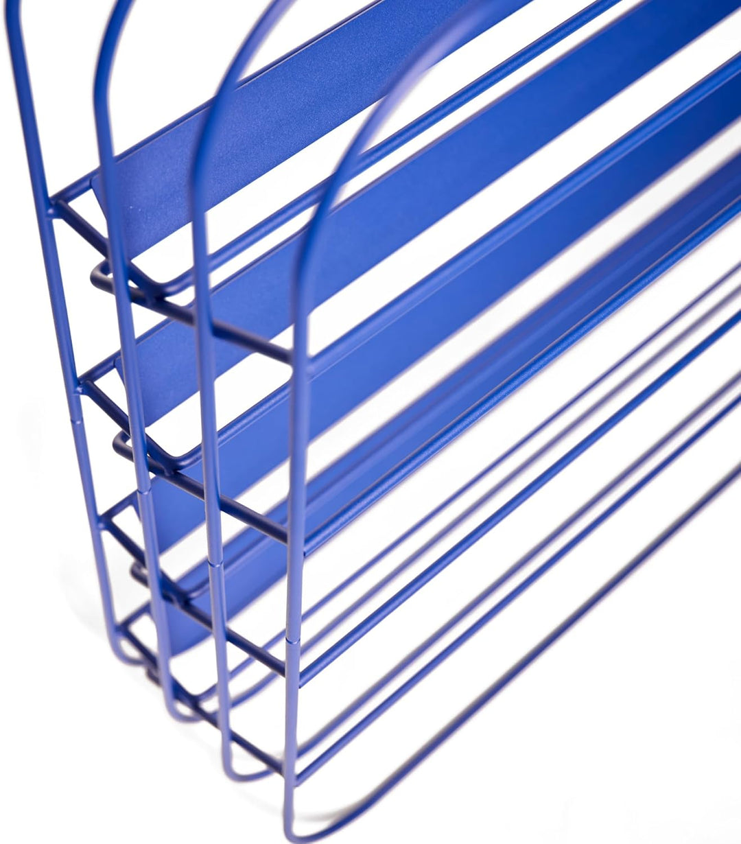 Elegantes Schuhregal Metall ALVIER - Platzsparendes Schuhregal für Flur & Eingangsbereich, 4 Ebenen