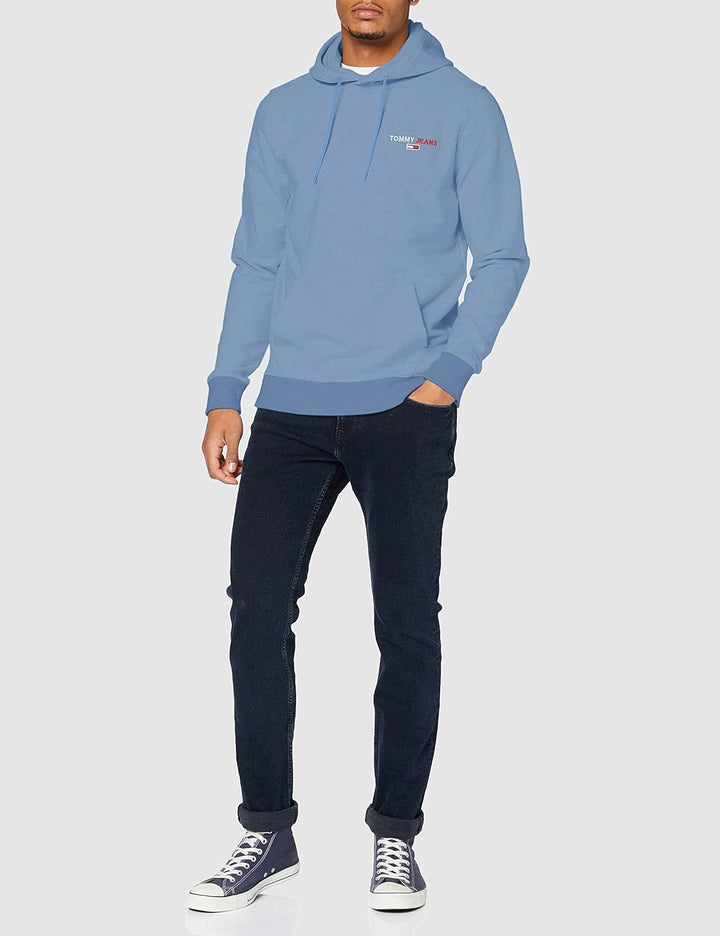 Tommy Jeans Herren TJM Tommy Chest Graphic Hoodie Hose 34-37 Vintage Denim, 34-37 Vintage Denim