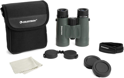 Celestron 71333 Nature DX 10 x 42 mm Ferngläser mit mehrfach vergüteter Linse, BaK-4 Prismenlinse un