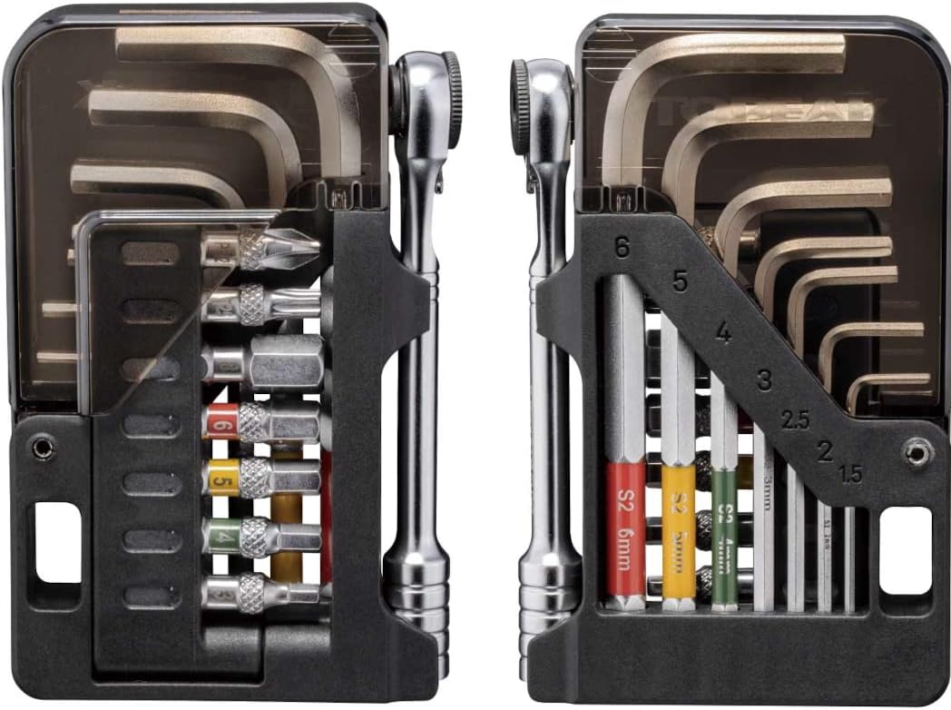 Topeak Unisex – Erwachsene Omni Toolcard Miniwerkzeuge, Schwarz-Silber, 10,1cm