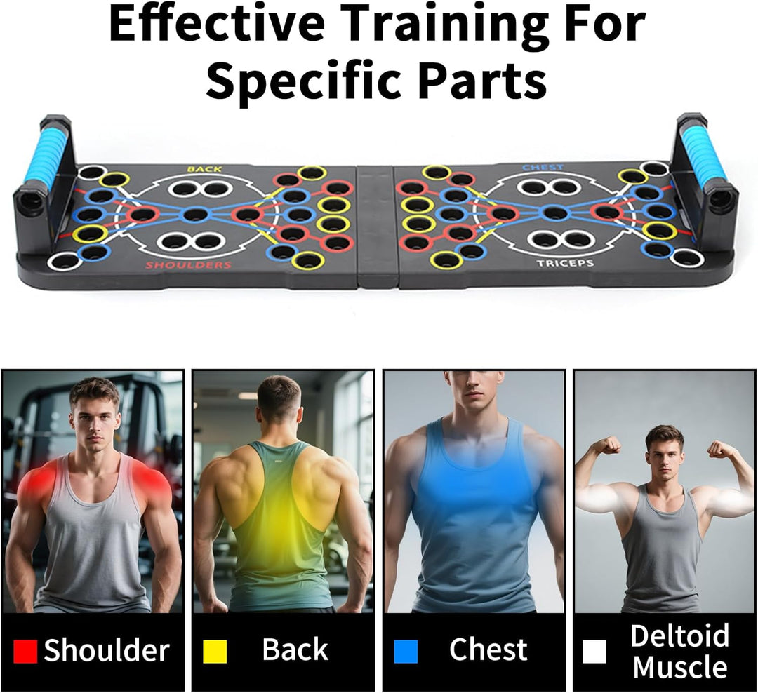 Hochschiebbares Brett, tragbare Multifunktions-abnehmbare 14-in-1-Liegestützstange, Krafttraining Li