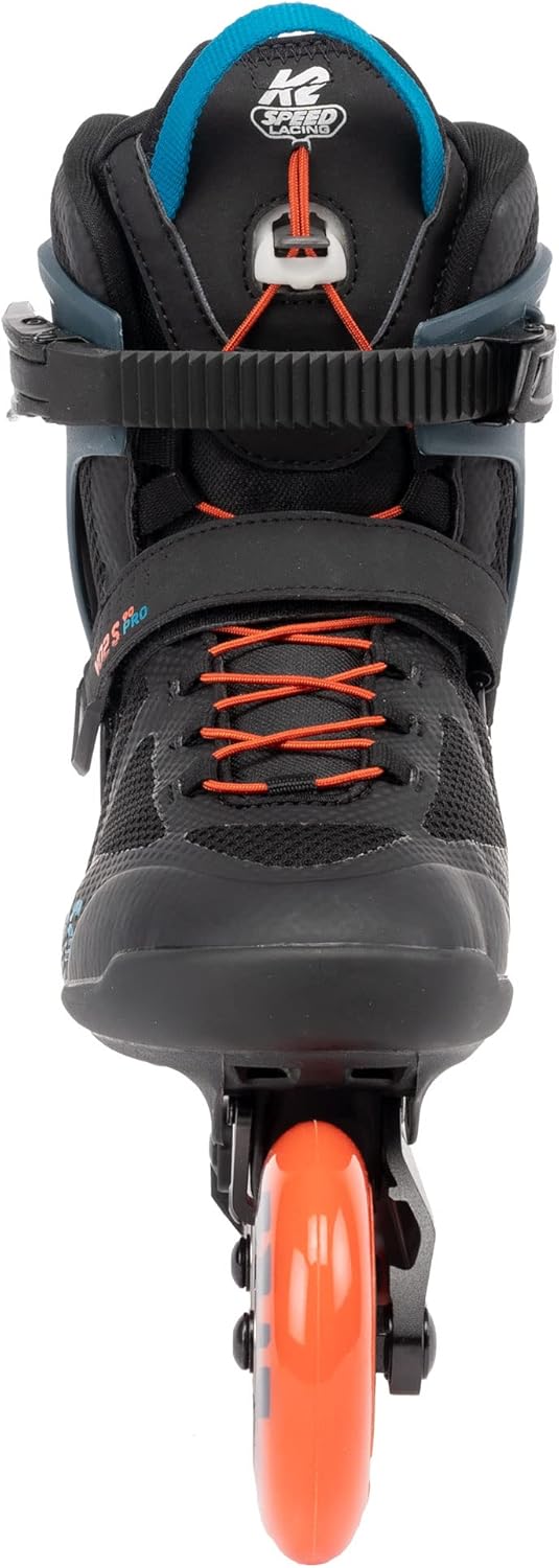 K2 Skates Unisex Inline Skates VO2 S 90, black - blue - orange, 30G0245 EU: 45 (UK: 10.5 / US: 11.5)