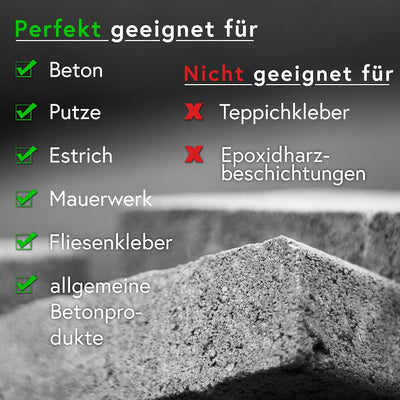 Diamant Schleiftopf 180 mm für Beton, Estrich, Stein uvm. - Diamant Schleifscheibe zum Fliesenkleber