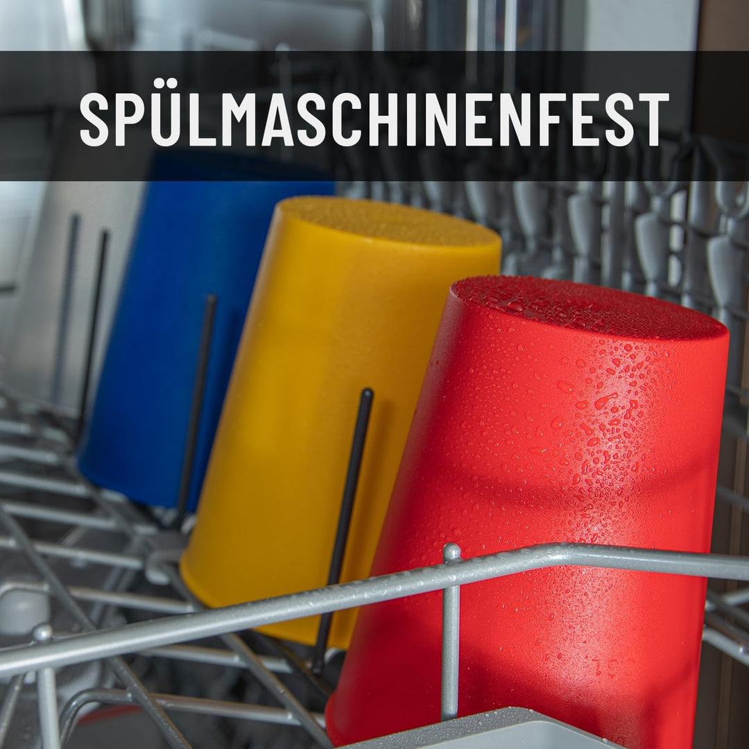 SoPro 22er Set Party Becher Plastik spühlmaschinenfest inkl. 3 Bälle - Made in Germany - Hartplastik