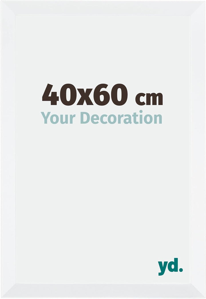 yd. Your Decoration - Bilderrahmen 40,00x60,00 cm - Bilderrahmen aus MDF mit Acrylglas - Antireflex