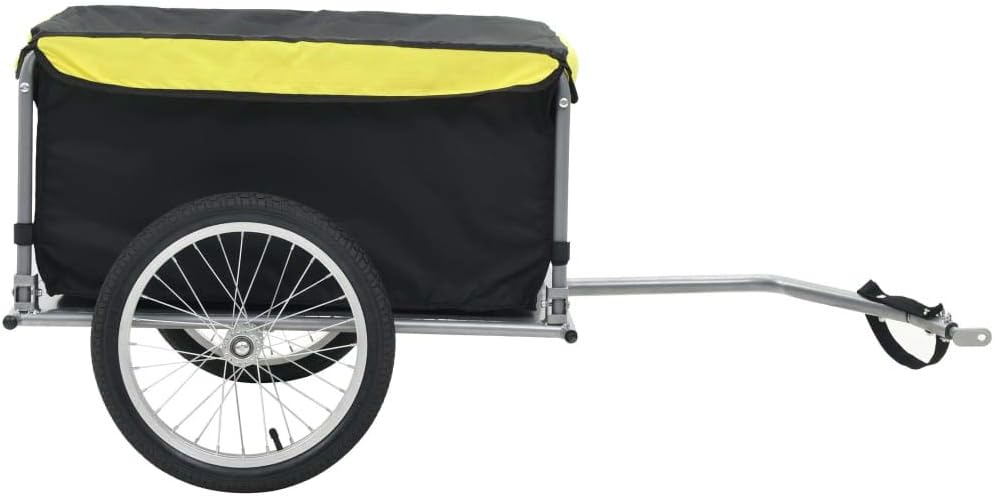 yorten Vielseitige Fahrradanhänger Anhängerkupplung klappbar, farbigen Reflektoren, hat eine maximal