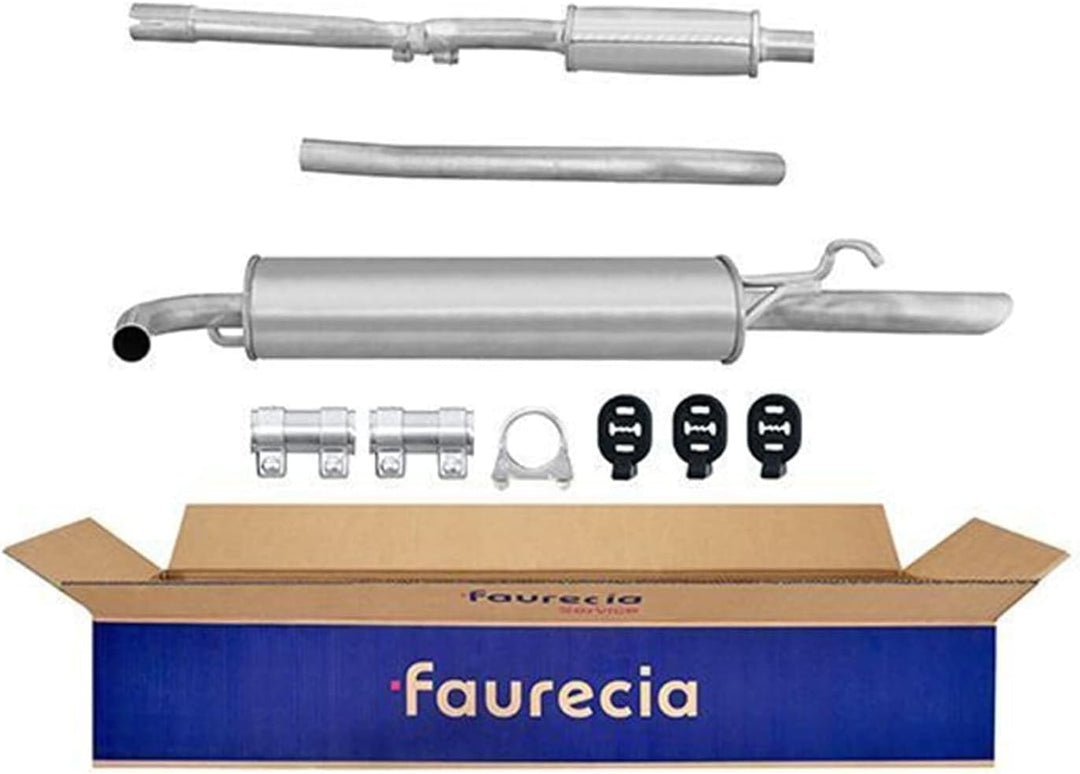 HELLA 8LD 366 029-171 Endschalldämpfer - Easy2Fit® Kit - hinten - dreiteilig - Set mit Anbauteilen