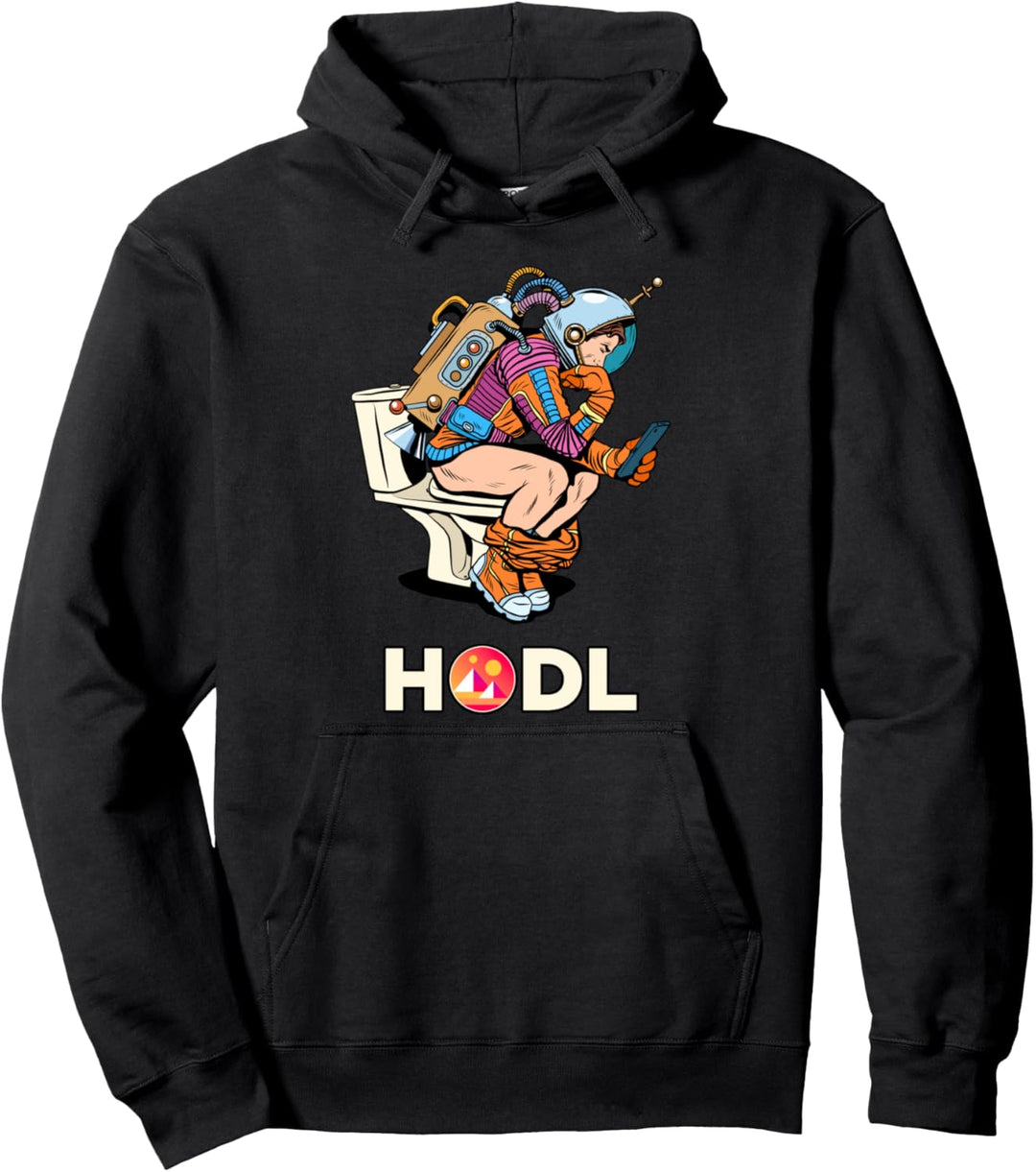 Cryptocurrency Talk - Decentraland To Moon Hodl Space Mana Pullover Hoodie