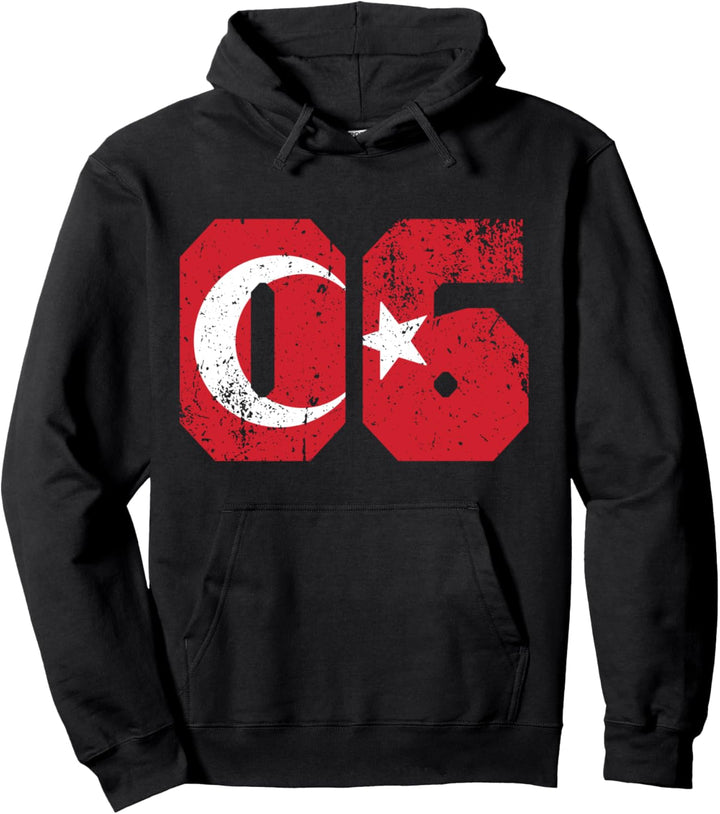 Ankara 06 Memleket Türkei Fahne Geschenkidee Pullover Hoodie