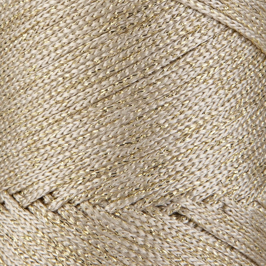 2 Garnstrange Sensy Premium 2 mm 230 Meter Glitzer Polyester-Seil, 90% Polypropylen, 10% Polyestersc