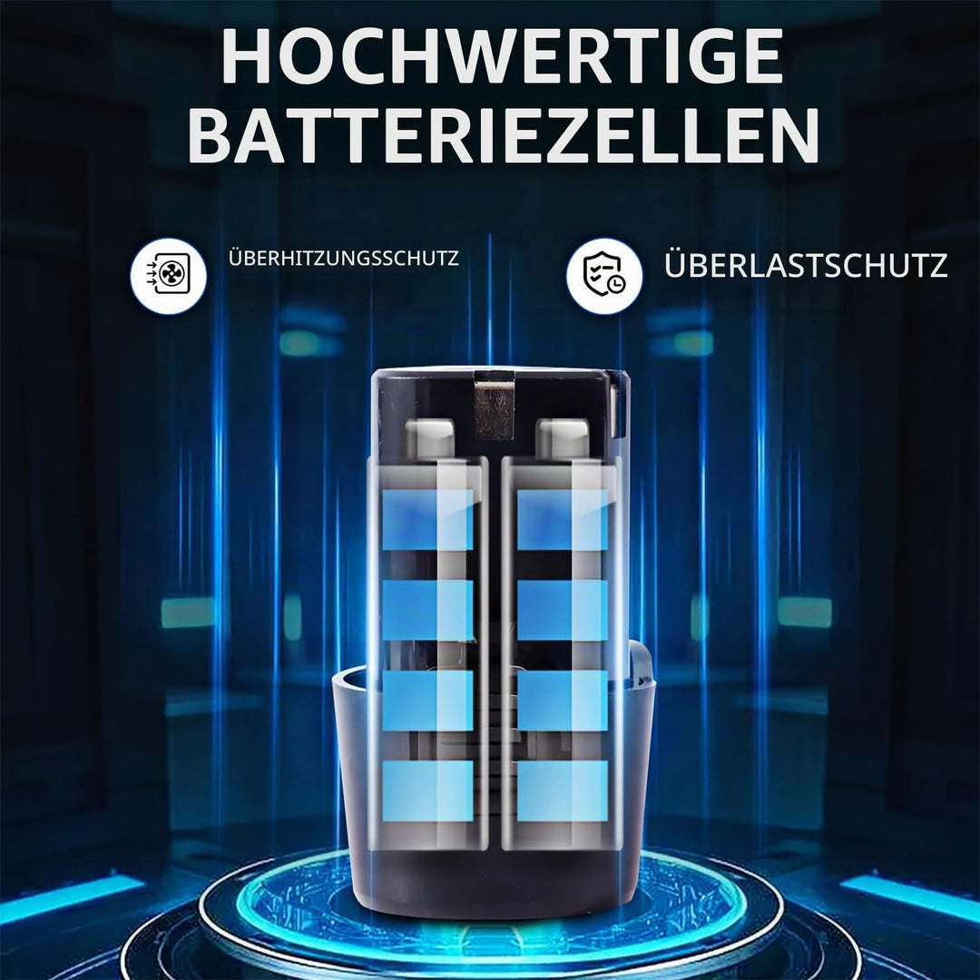 16.8V Mini Akku Winkelschleifer, 19500U/min Elektrische Polier und Schleifmaschine, Mini Lithium Akk