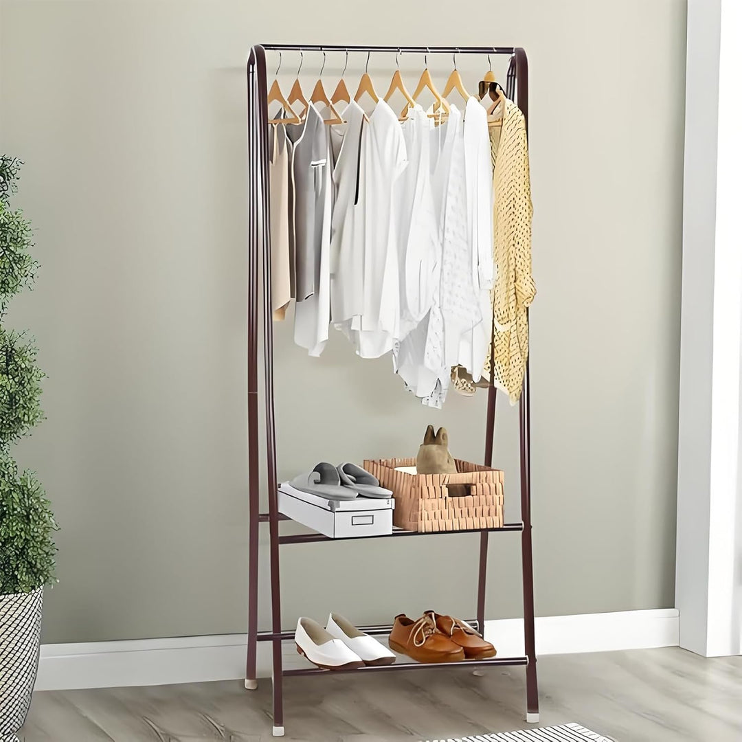 Youyijia Kleiderständer Metall Kleiderstange 60 cm x 151 cm Kleiner Garderobenständer für Schlafzimm