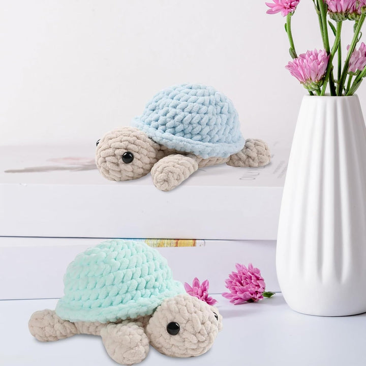 Tutamaz Häkeln für Anfänger Tiere Häkelset 2 Stück Crochet Set für Kinder Erwachsen,Tiere Häkeln Set