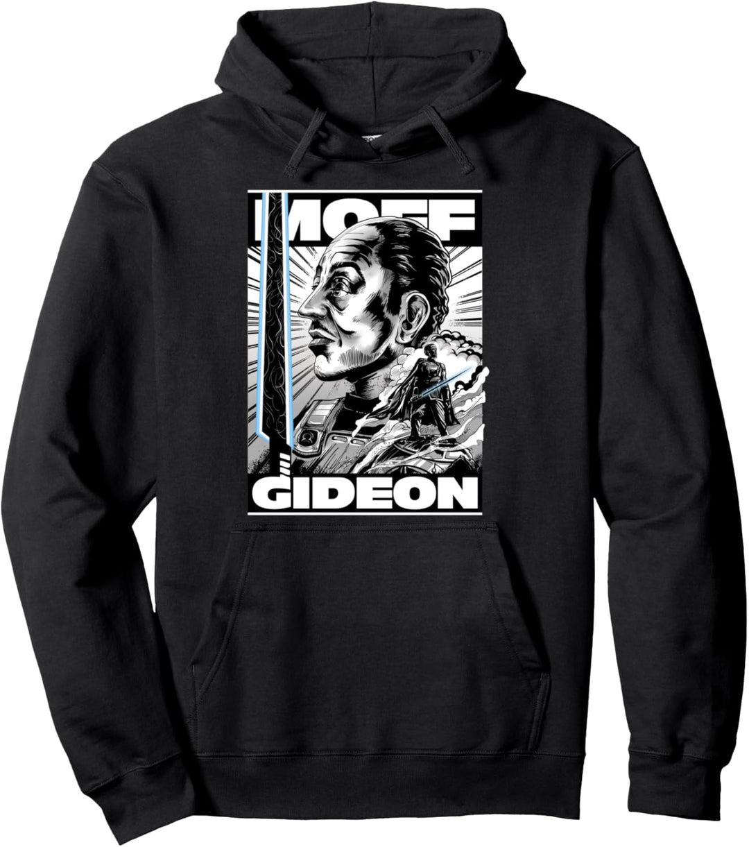 Star Wars Mandalorian Moff Gideon Illustration Pullover Hoodie