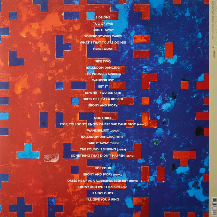 Tug Of War (2015 Remastered), Vinyl