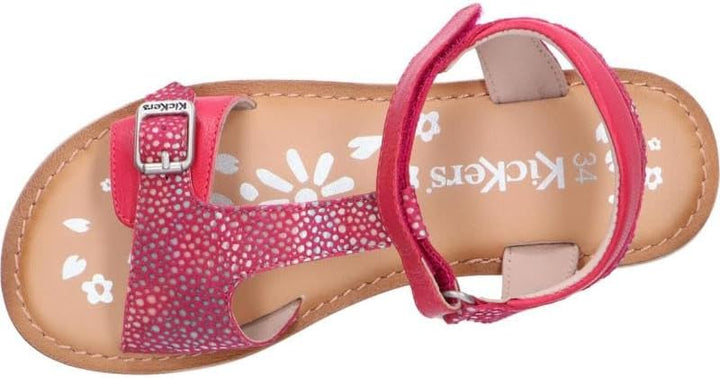 Kickers Betternew Sandalen/Sandaletten Madchen Violett Sandalen/Sandaletten Shoes 21 EU Rose Fonce I