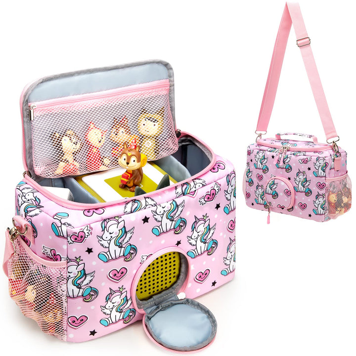 MaidMAX Toniebox Tasche Transporttasche für Toniebox Starter Set und Tonies Figuren, Kopfhörer, Lade