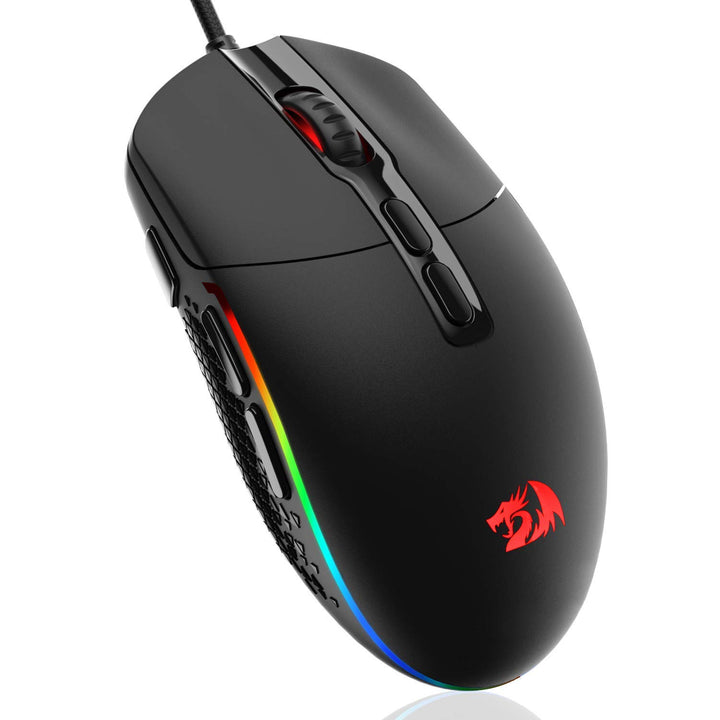 Redragon M719 Invader Optische Gaming-Maus, kabelgebunden, 7 programmierbare Tasten, RGB-Hintergrund