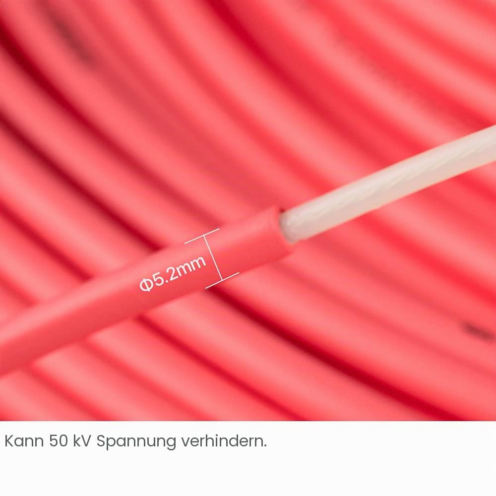 Cloudray 10Meter High Voltage Cable Flexible Silicone Hochspannungskabel flexibles Silikon für CO2 L