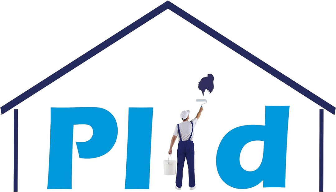 plid® - Fassadenfarbe Weiss Aussen [WETTER & UV-BESTÄNDIG]- Hochwertige Farbe für Mauerwerk, Hauswan