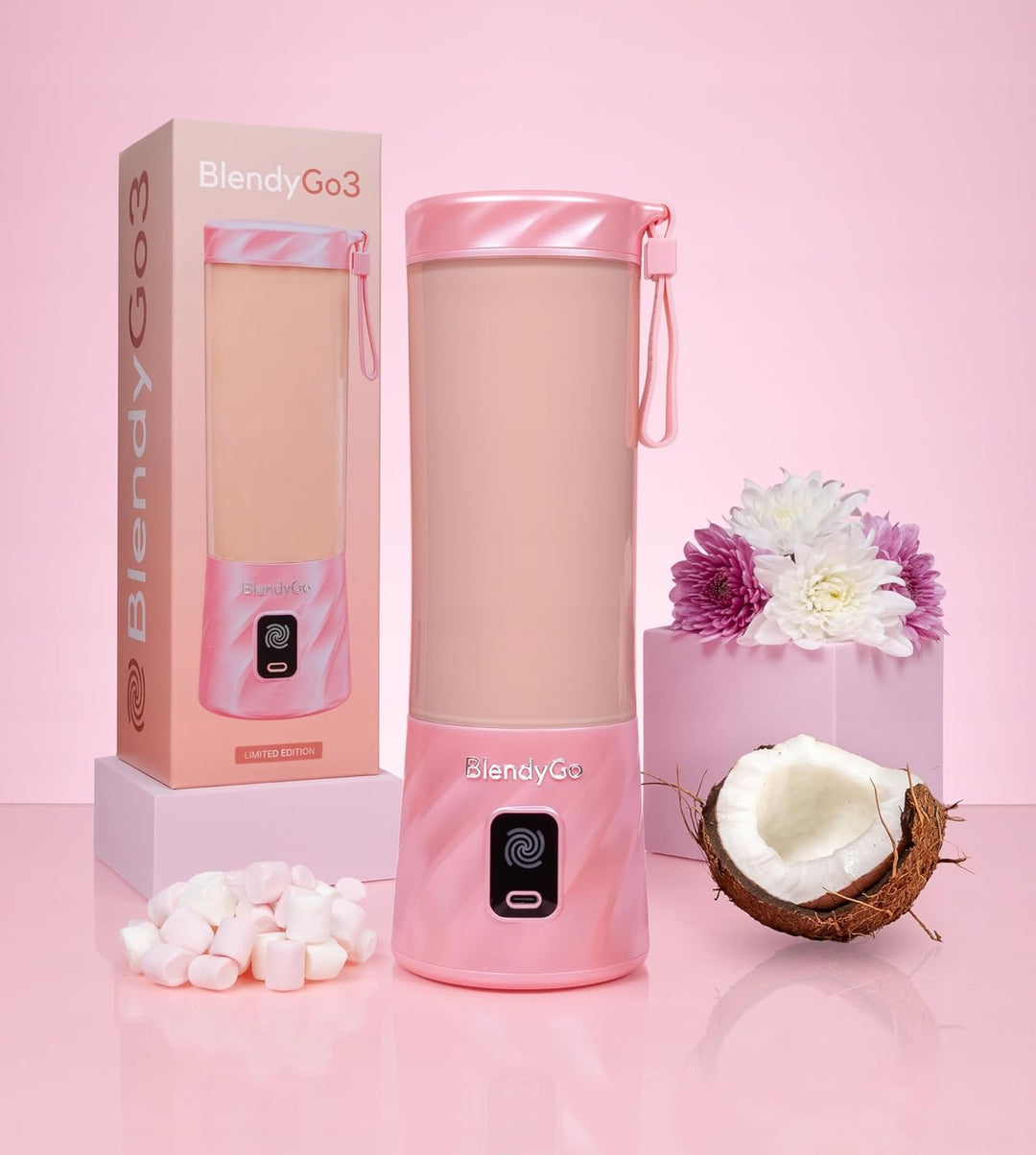 BlendyGo 3 Tragbarer Mixer, Blender, Mini Standmixer, 550 ml, Smoothie maker, Mixer smoothie maker t