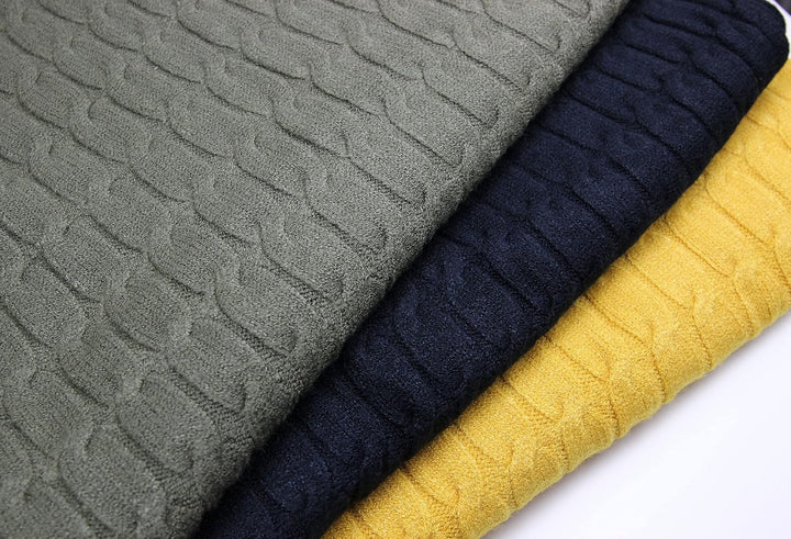 Ever Bloom Damen Strick Poncho, Capes mit Rundhals, Strickponcho Umhang Für Frauen Zopfmuster, Grobs