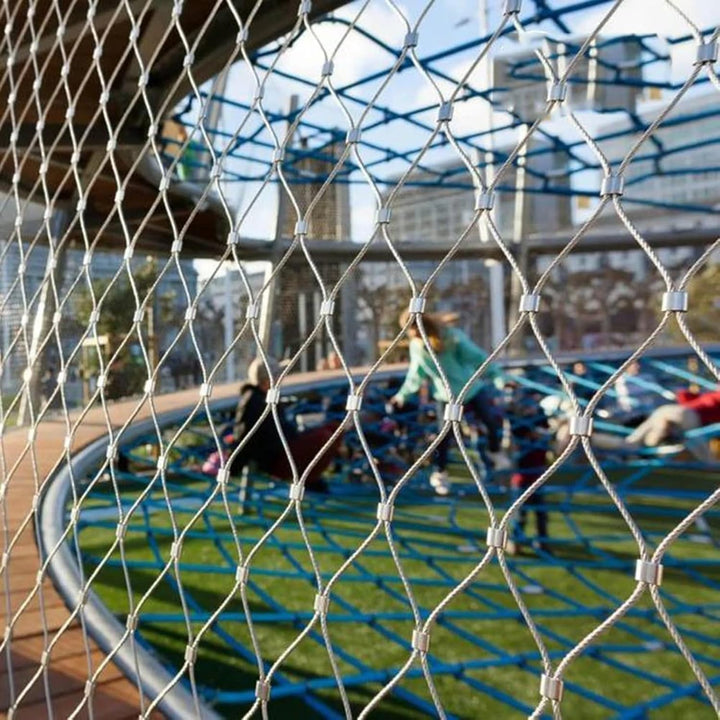 VXHCS 304 Edelstahl-Seilnetz, Flexibles Seil-Geländer-Netz, Galvanisierte Drahtzaunrolle, für Garden