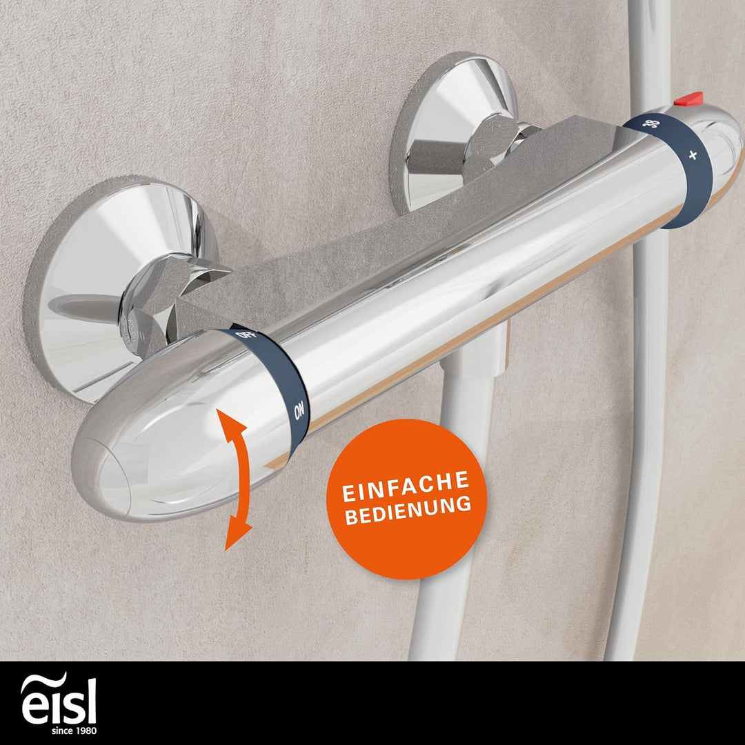 EISL CLT168VCR VITAL Duschthermostat, Mischbatterie mit Thermostat, Wasserhahn Dusche mit Sicherheit