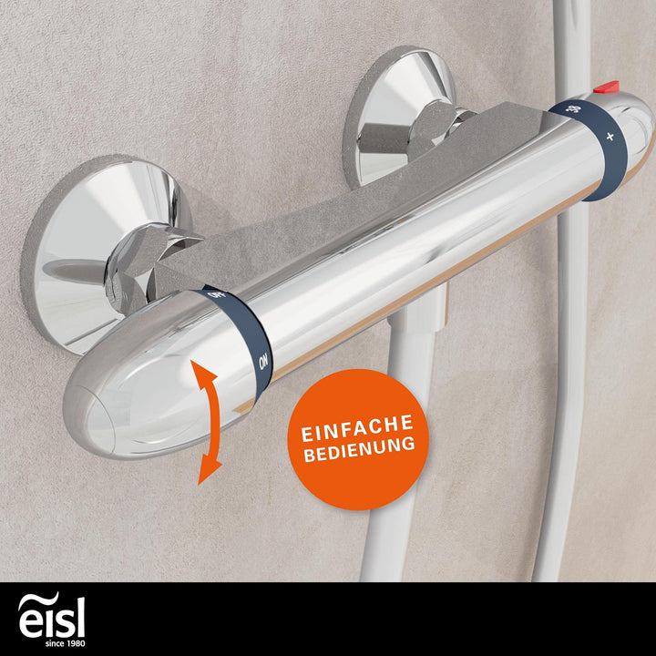 EISL CLT168VCR VITAL Duschthermostat, Mischbatterie mit Thermostat, Wasserhahn Dusche mit Sicherheit
