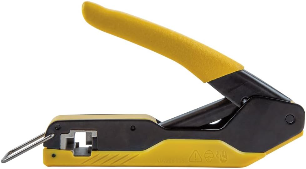 Kompakte Durchgangs-Crimper, modulare Crimper für Pass-THU RJ45 Datenstecker Klein Tools VDV226-005