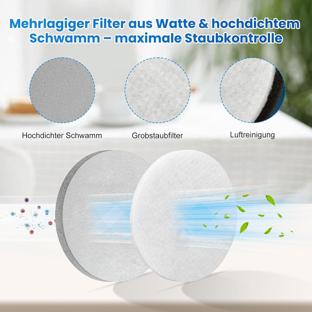 17 Stück Zubehör für Ecovacs Deebot X11 OmniCyclone, X11 Omni Saugroboter, 1 Hauptbürste, 2 Wischwal