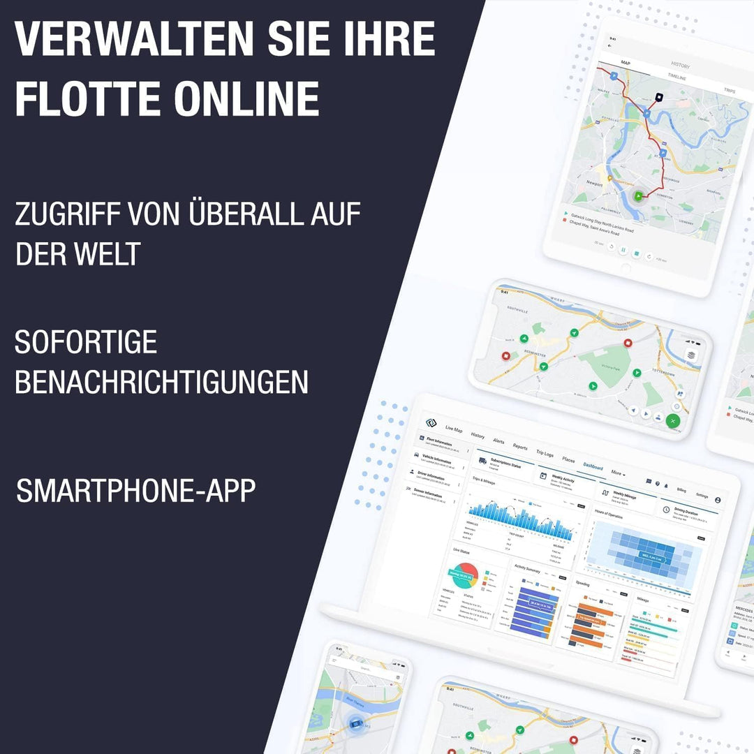 GPSLive DB3 GPS Tracker Auto, Van, Flotte, KFZ | Made in EU | Einstecken und loslegen | Livetracking