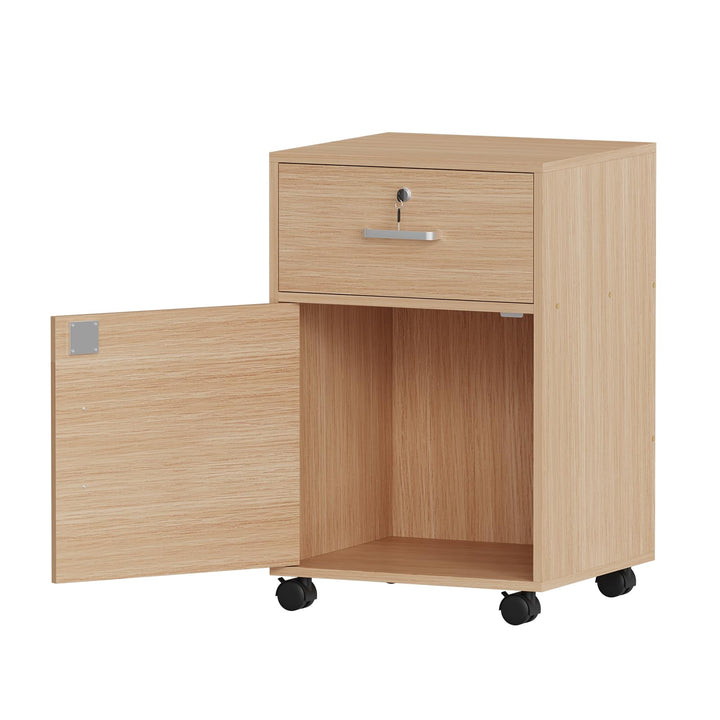 Kleiner mobiler Aktenschrank, Heimbüro, unter Schreibtischschubladen, Aktenaufbewahrung, Bürosockel,