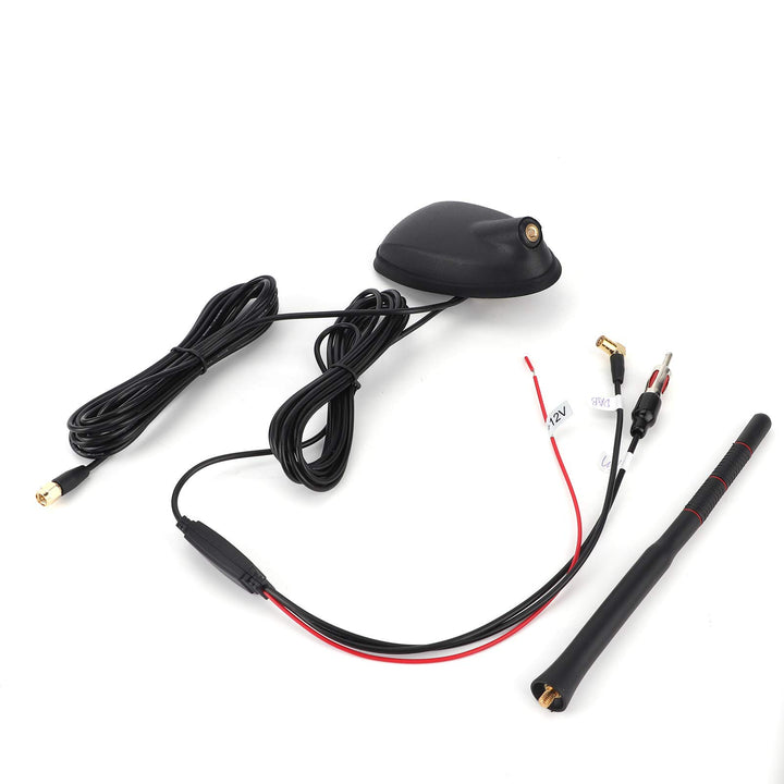 Auto-DAB+GPS+FM-Antenne, Aktiv, Verstärkt, Dachmontage, Wasserdicht, Staubdicht, Universalantenne, D