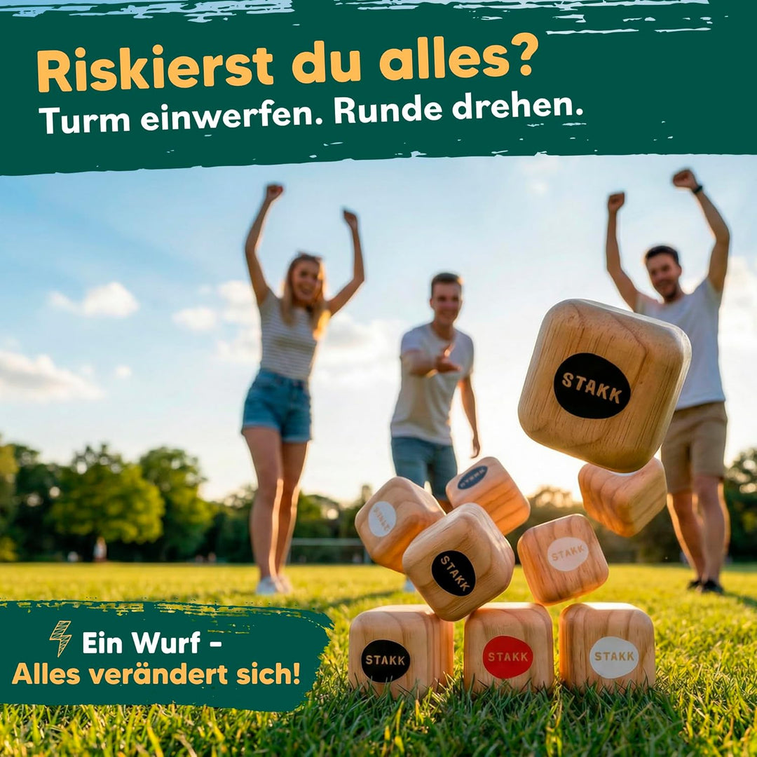 Das Neue Outdoor-Wurfspiel für Kinder & Erwachsene | Boccia-Boule mit modernem Twist | spannendes Ga