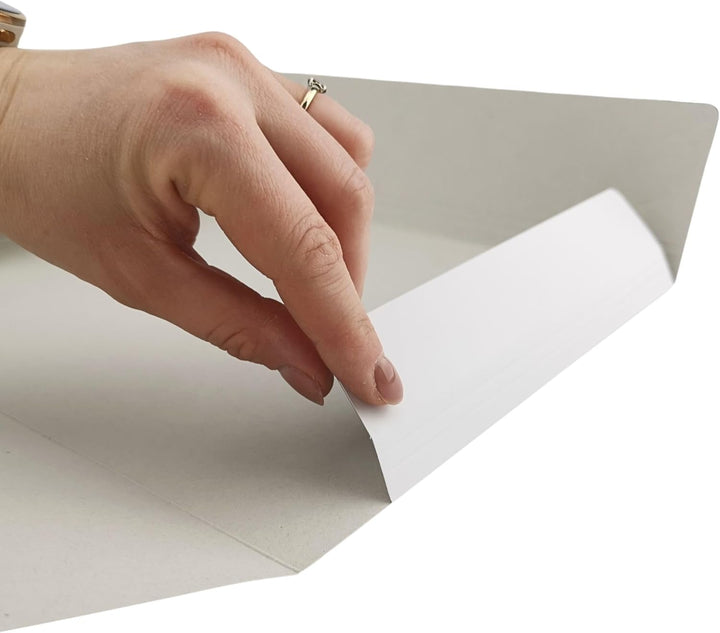 D.RECT 25 Stück Sammelmappe aus Karton | Postmappe | Mappe mit Gummiband für DIN A4 | 3 Klappen 300g