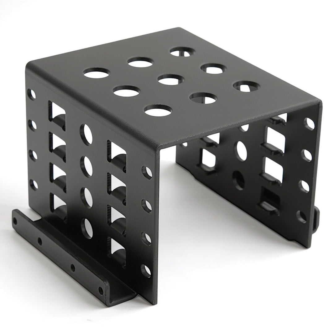 Festplattenkäfig 2er Set für 3,5 Zoll und 2,5 Zoll Festplatten, Aluminiumlegierung Hohldesign, Hohe